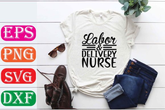 Nurse SVG Design: A Labor Delivery Tribute for Embroidery