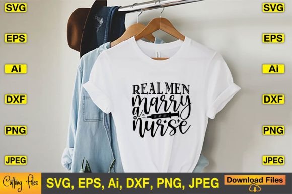 Real Men Marry a Nurse Embroidery Design Review