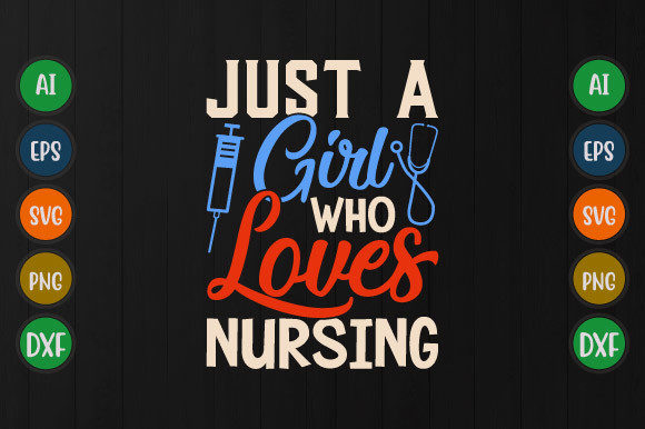 Review: Just a Girl Who Loves Nursing Embroidery Design